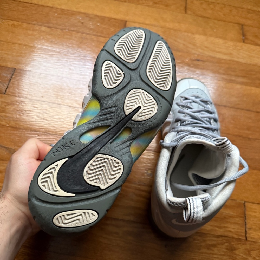 Nike Air Foamposite One Light Smoke Grey (GS) - Picture 7 of 8